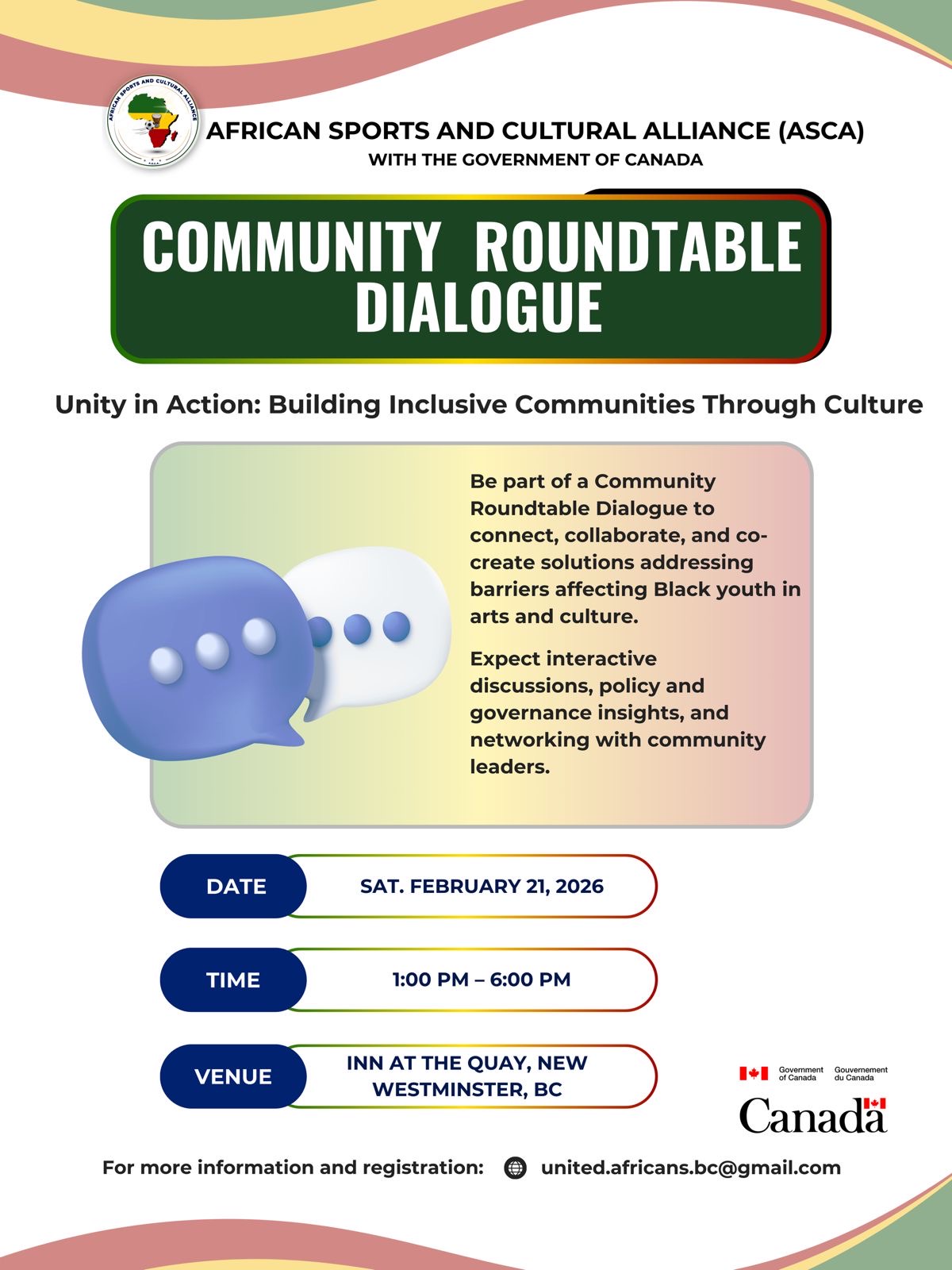 Community Round Table Dialogue Flyer
